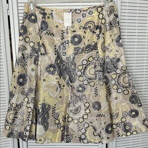 Madison Studio A-Line Skirt with Floral Design